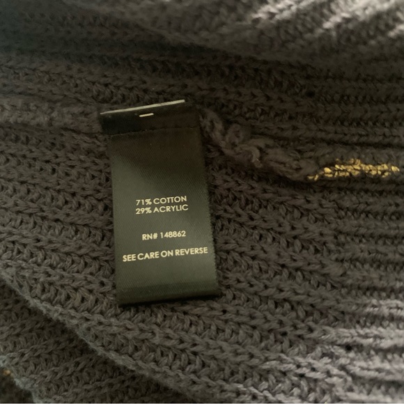 TORRID 🐆 Leopard Print Ribbed Sweater Plus Size 00 Gold Foil Shimmer Knit Grey - Picture 7 of 8